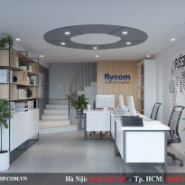 Thiết Kế Văn Phòng Tư Vấn Du Học Đức Flycom – 24m2 – Hà Đông